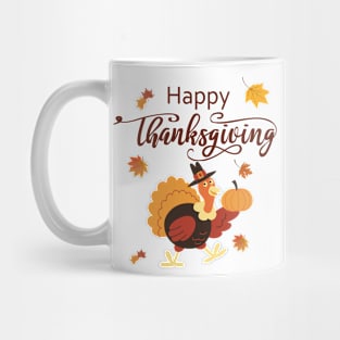 Happy Thanksgiving Turkey Mug